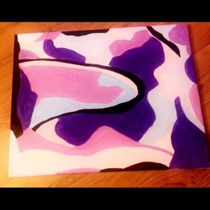 large purple canvas